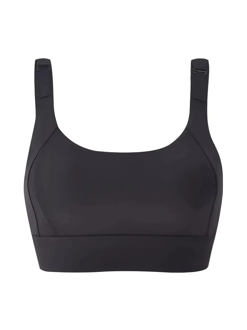 Seamless Wireless Sports Bra, Comfy & Breathable Running Workout Bra, Women's Lingerie & Underwear