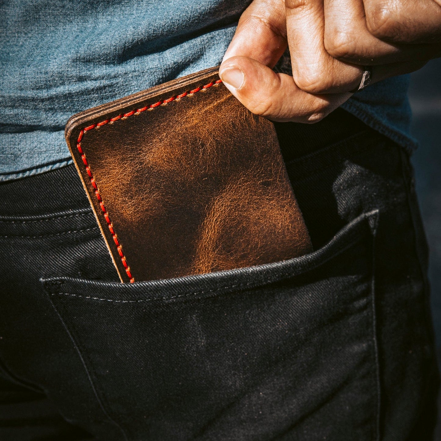 Craflea Leather Traditional Wallet - HERITAGE BROWN