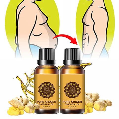 HERBAL GINGER OIL FOR BELLY DRAINAGE (BUY 1 GET 1 FREE)