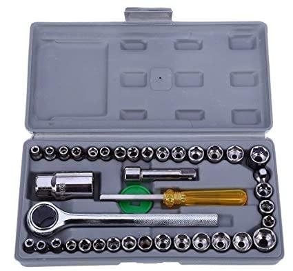 Multi-Purpose & Innovative Socket Wrench Tool Kit (40 in 1 Pcs )