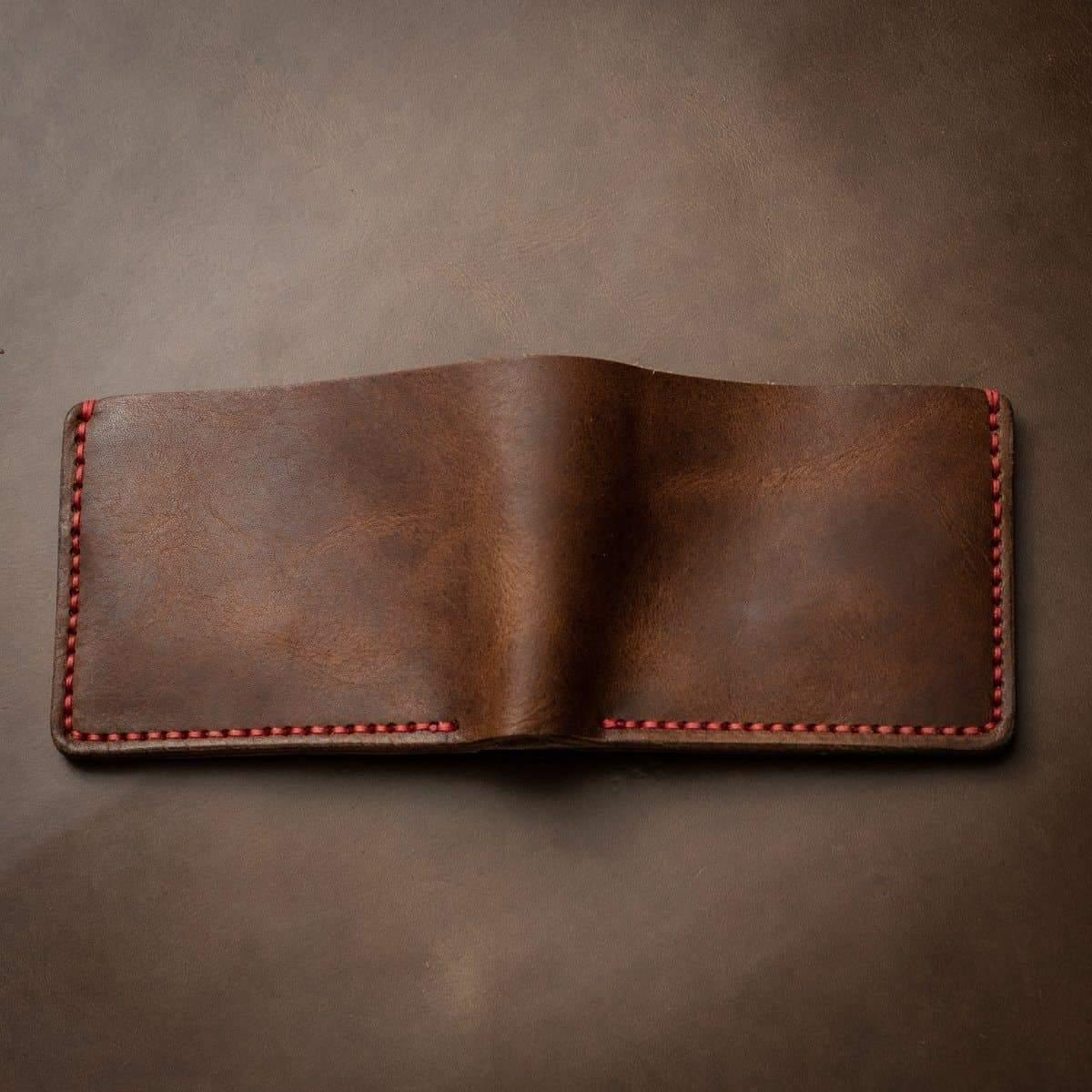 Craflea Leather Traditional Wallet - HERITAGE BROWN