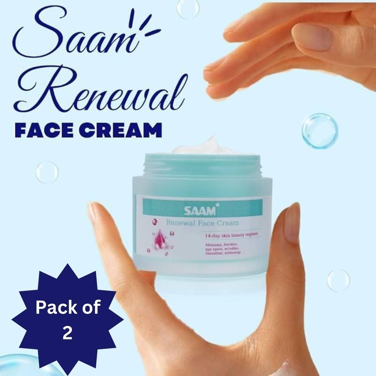 Saam Renewal Face Cream (Pack Of 2)