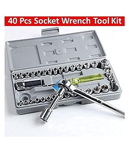 Multi-Purpose & Innovative Socket Wrench Tool Kit (40 in 1 Pcs )