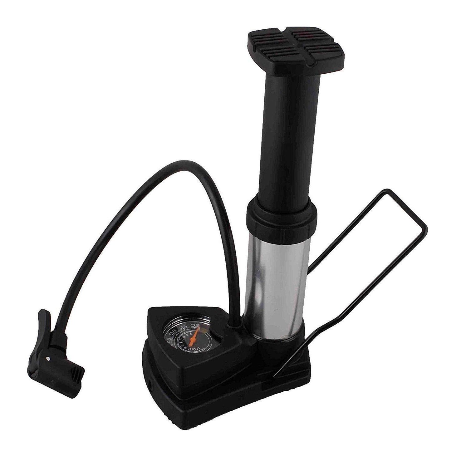 Air Pump- Portable Foot Activated with Pressure Gauge Air Pump