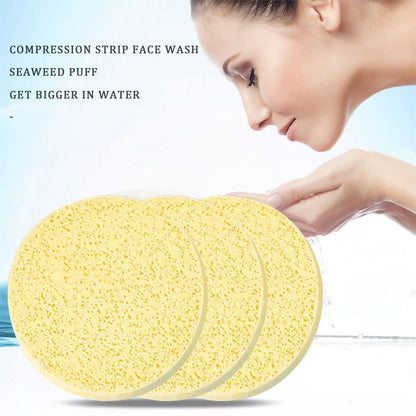 Face Cleansing Sponges, 12 PCS with Storage Container