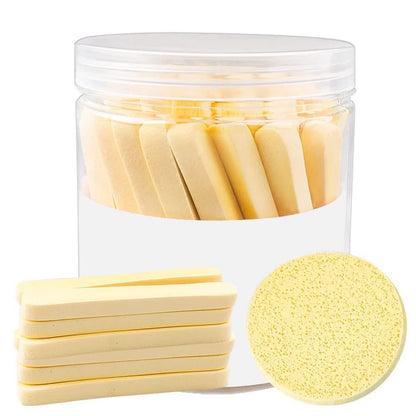 Face Cleansing Sponges, 12 PCS with Storage Container