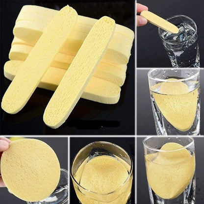 Face Cleansing Sponges, 12 PCS with Storage Container