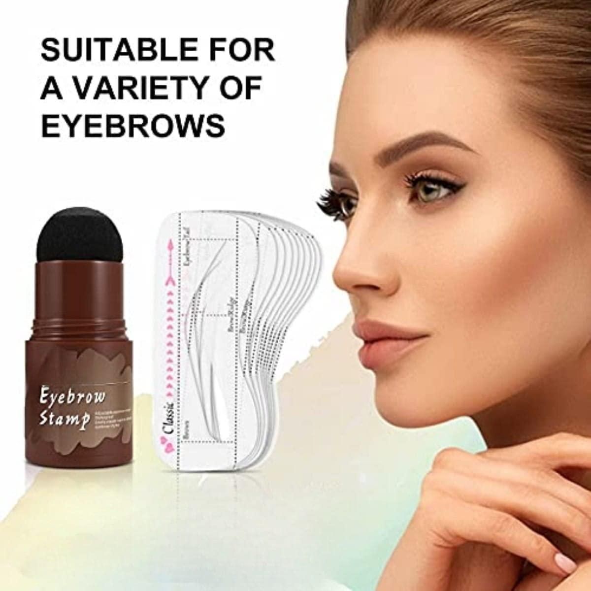 Miss Lara Hairline Stamp Eyebrow Shadow stick with Free brush and stickers